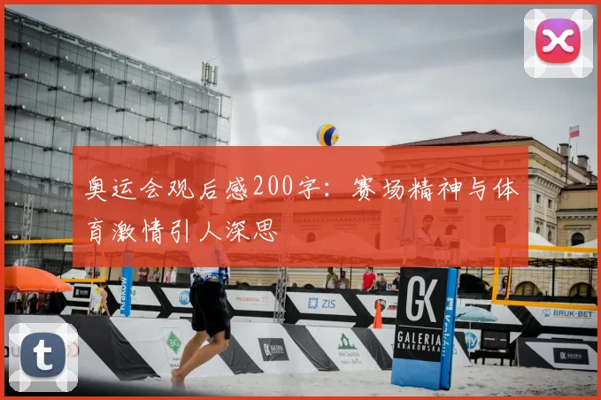奥运会观后感200字:赛场精神与体育激情引人深思