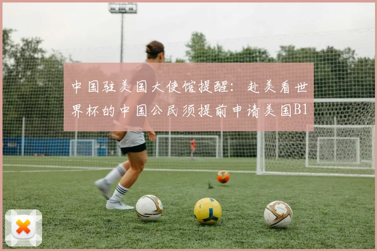 中国驻美国大使馆提醒:赴美看世界杯的中国公民须提前申请美国B1_B2签证